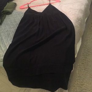 Black, Silk Cocktail Dress